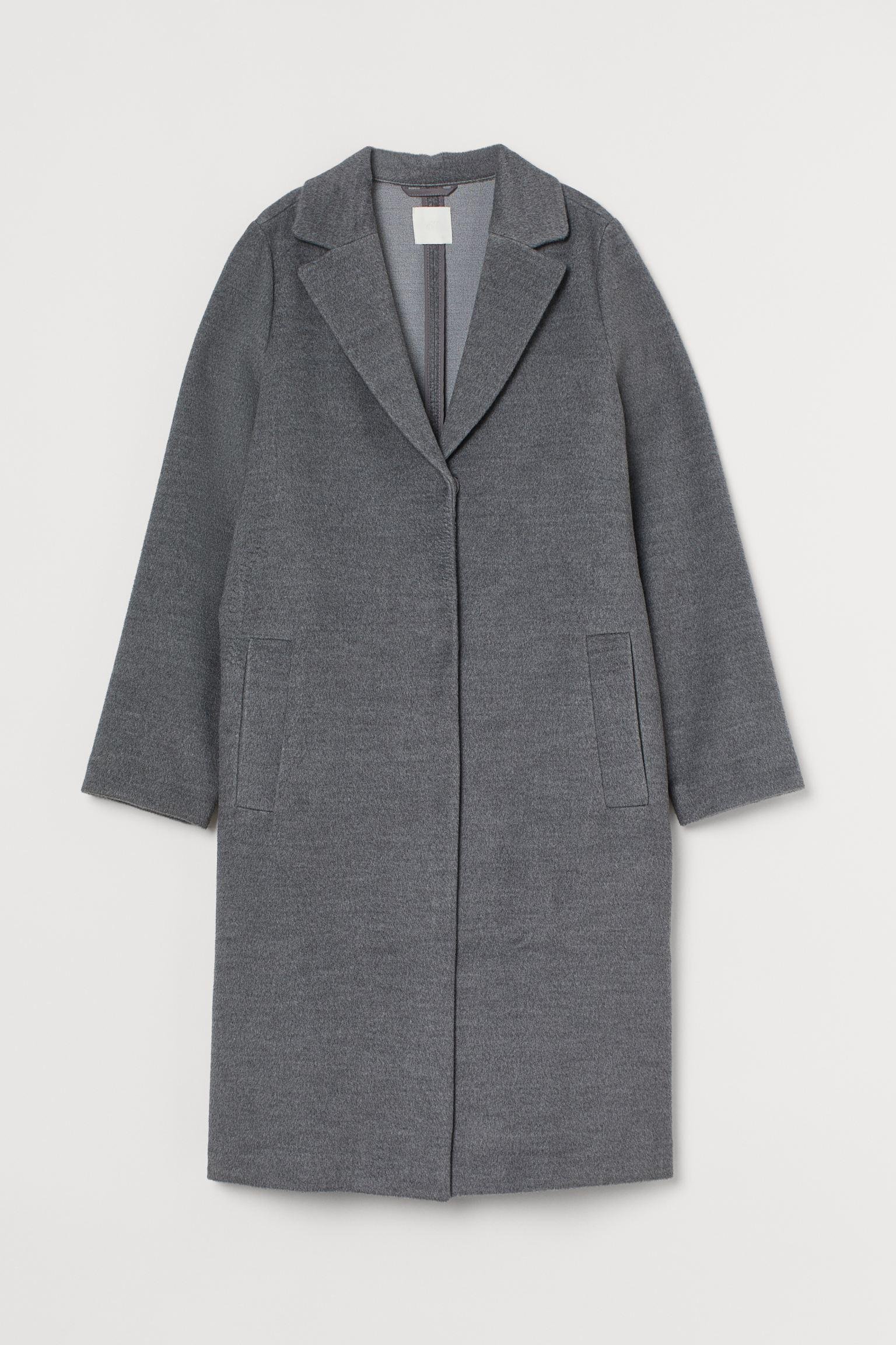 Пальто H&M р. 42 Серый (28039042602)