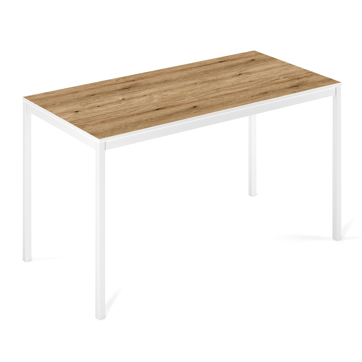Письменный стол Brevity Loft standart 1400х750х670 мм Дуб Эвок/Белый металл (GATB04100000010)