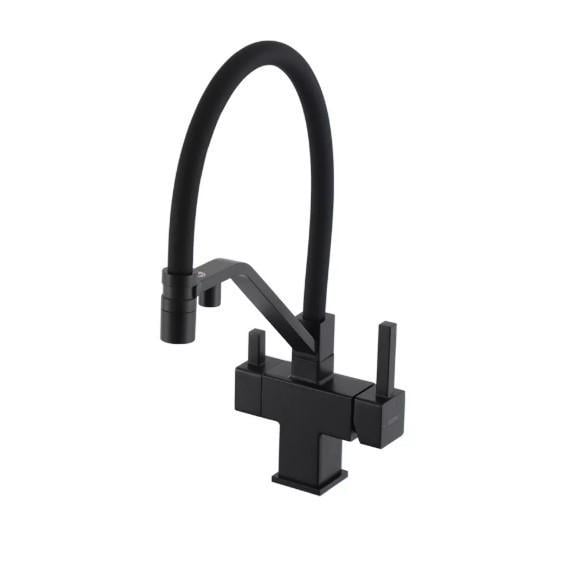 Смеситель для кухни Gappo G4395-66 с выходом для питьевой воды с гибким изливом (57964)