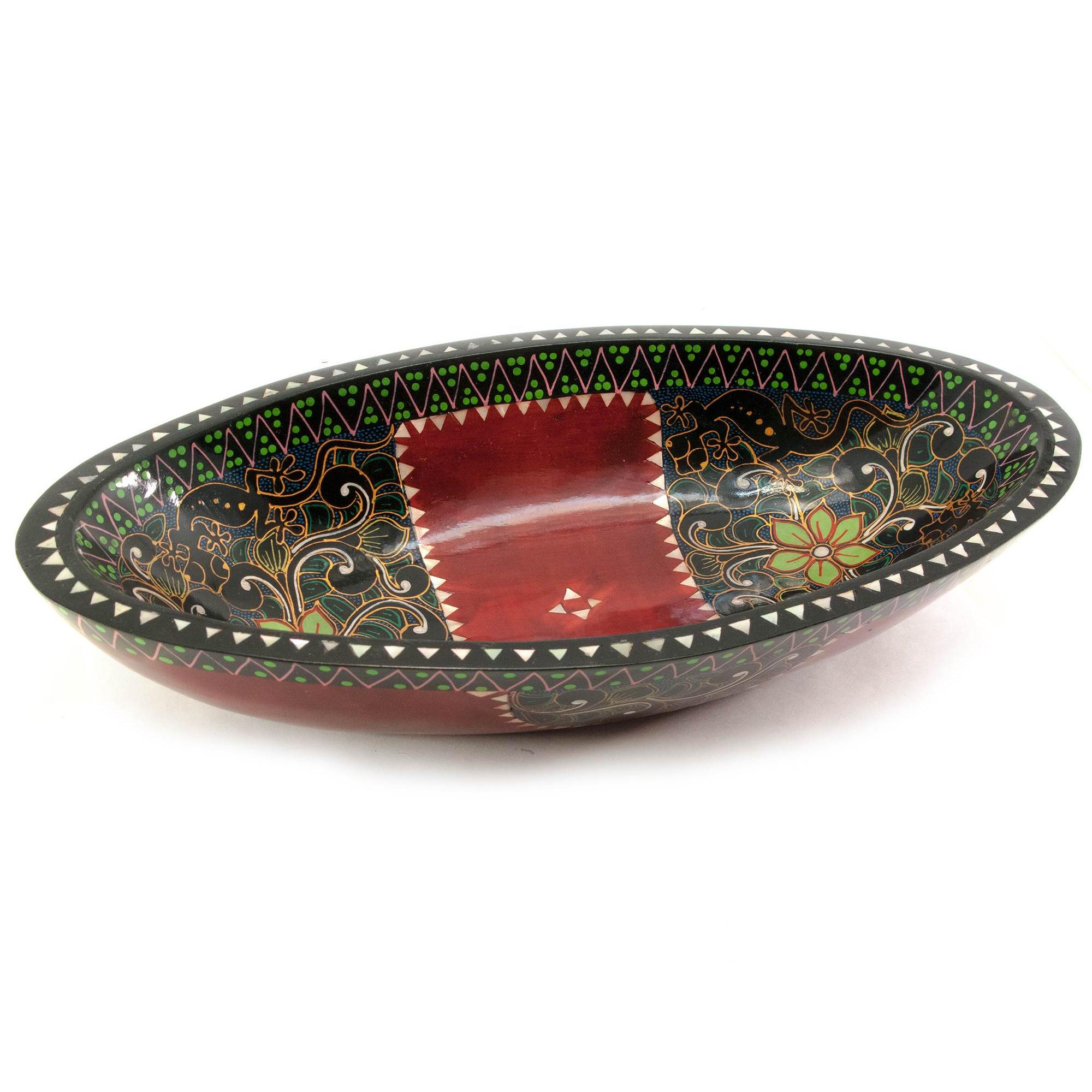 Братина из цельного дерева 33,5х17,5х7 см (50870)