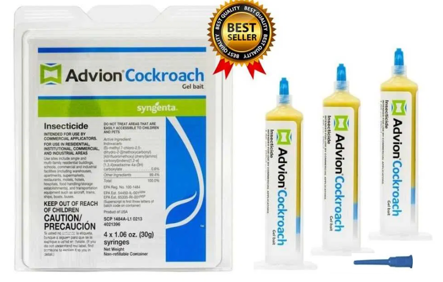 Гель яд от тараканов Advion Cockroach Gel Syngenta Evolution шприц 3 шт. по 30 г (2363968992) - фото 10