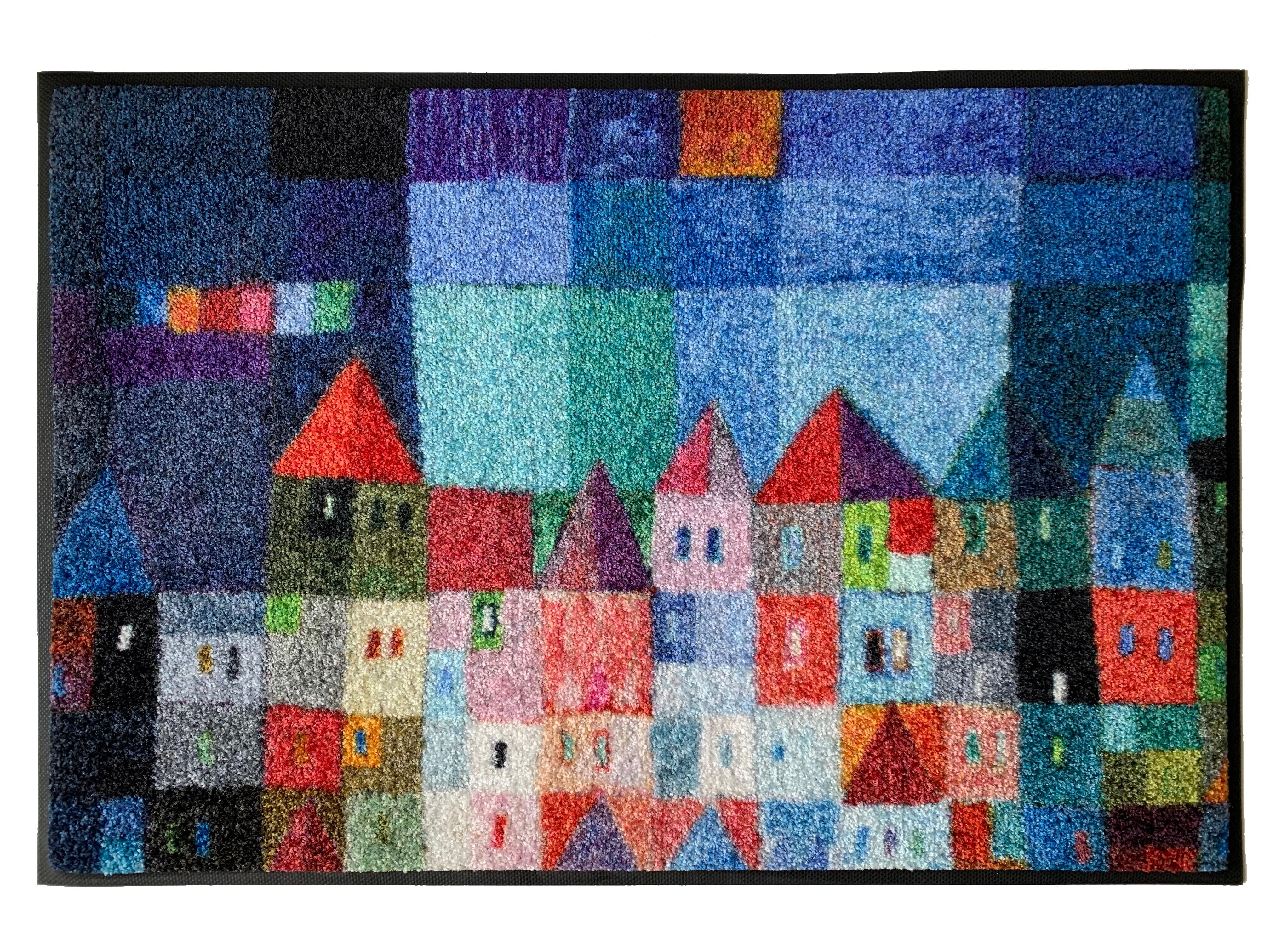 Брудозахисний килимок Kleen Tex Colourful Houses 50x75 см (078456)