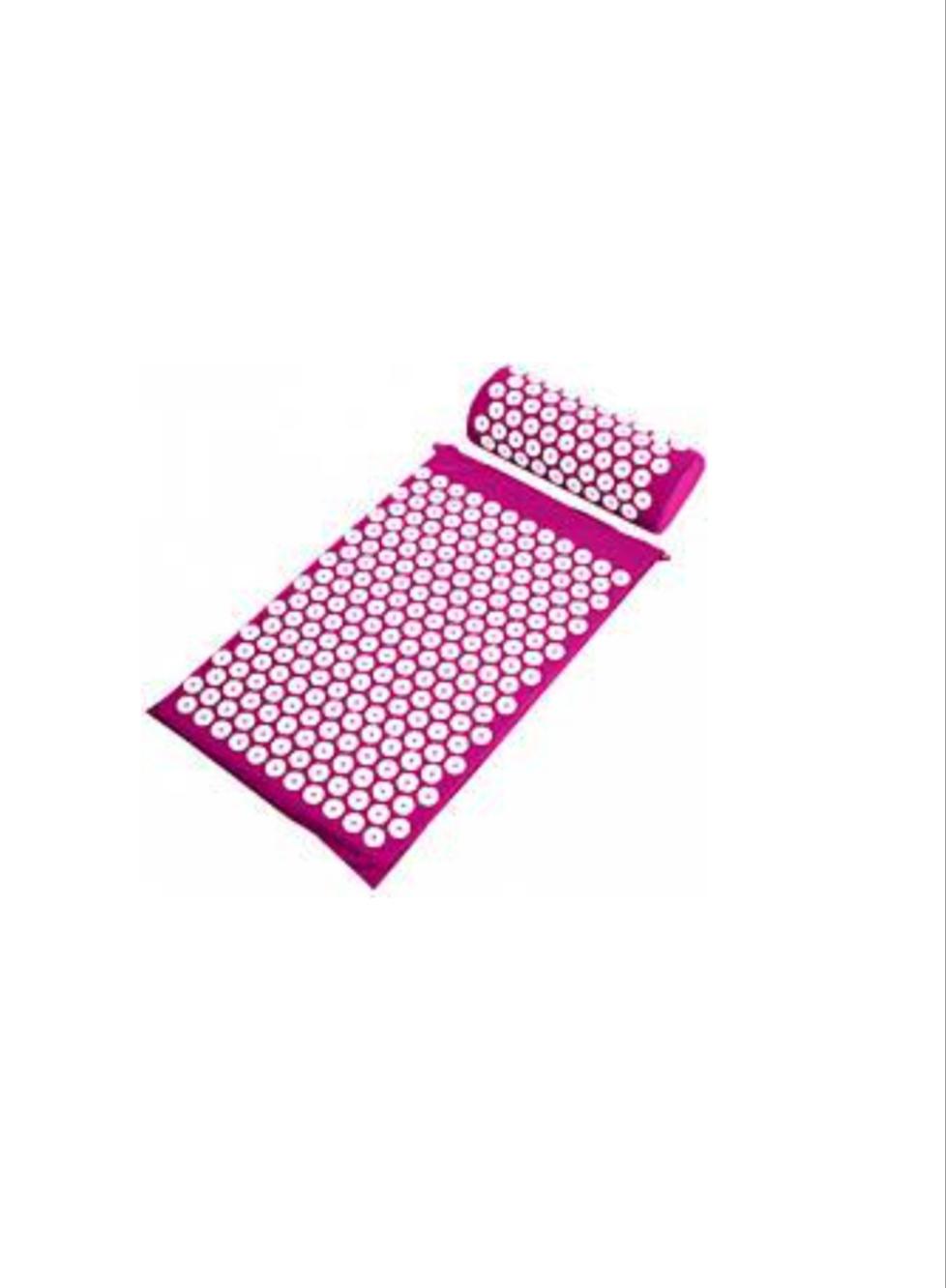 Коврик массажный с подушкой Acupressure Mat отропедический акупунктурный 65x41 см - фото 4