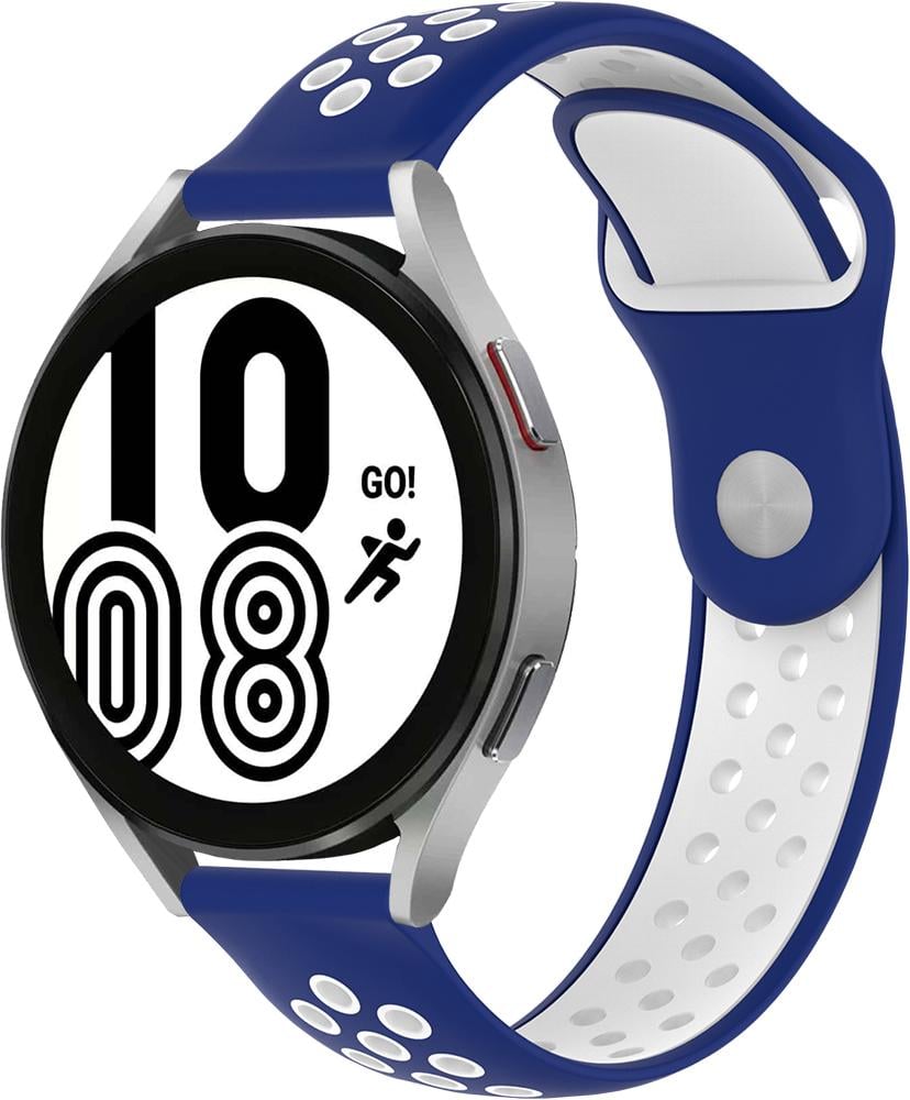 Ремешок Sport для Galaxy Watch 4 44 мм Blue White (23500-62)