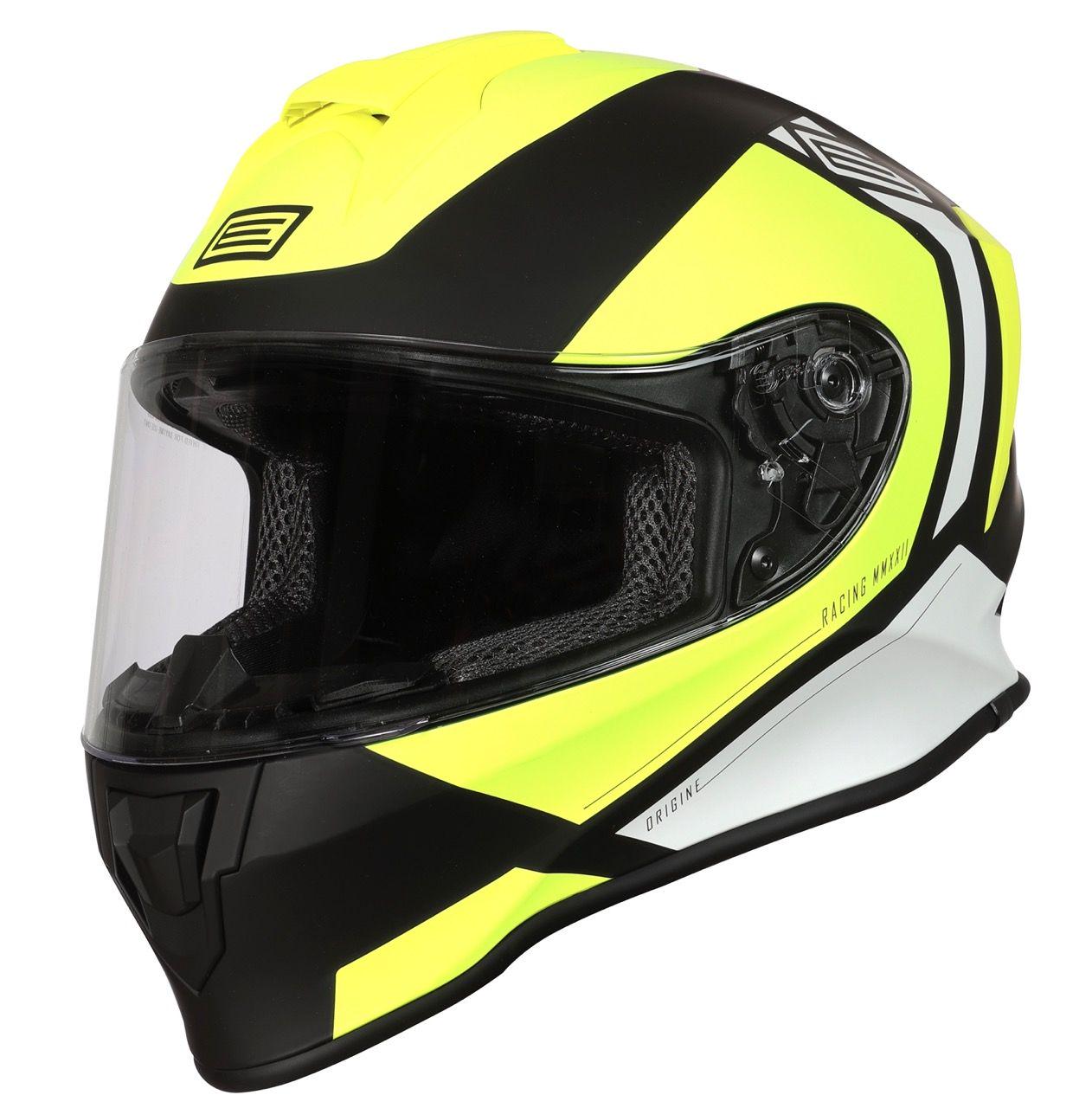 Мотошлем Origine Dinamo Bolt M Fluo Yellow/Black Matt (50029)