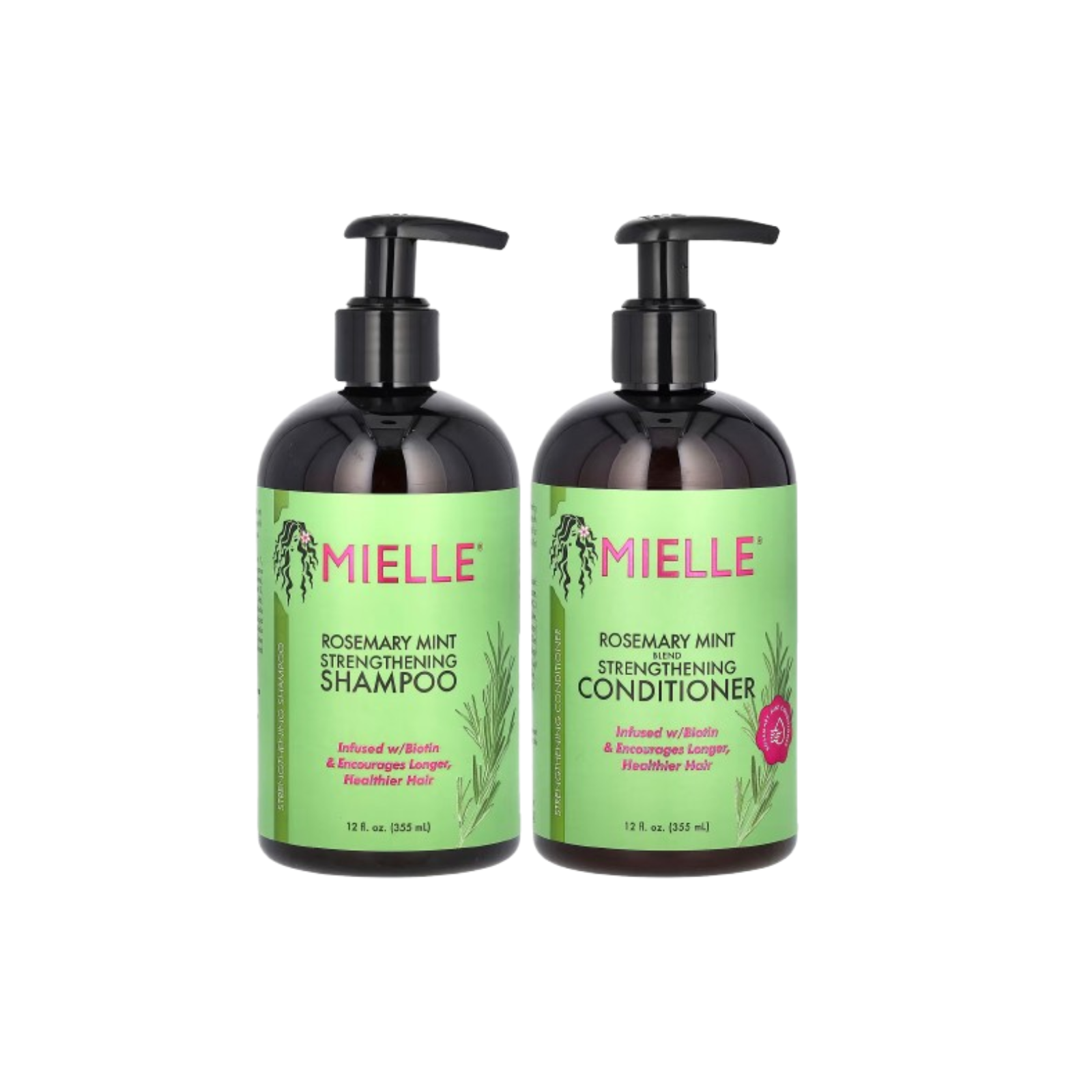 Набор для волос Mielle Розмарин и Мята Укрепляющий шампунь и кондиционер 2 шт. (24437069)