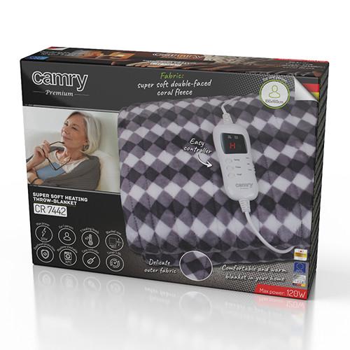 Електроковдра з таймером Camry CR 7442 160х180 см - фото 6 Електроковдра з таймером Camry CR 7442 160х180 см - фото 6