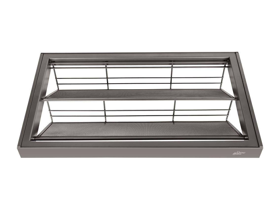 Полка для обуви Virno Home выдвижная с доводчиком 764х420х160 мм Серый (133302) - фото 2 Полка для обуви Virno Home выдвижная с доводчиком 764х420х160 мм Серый (133302) - фото 2