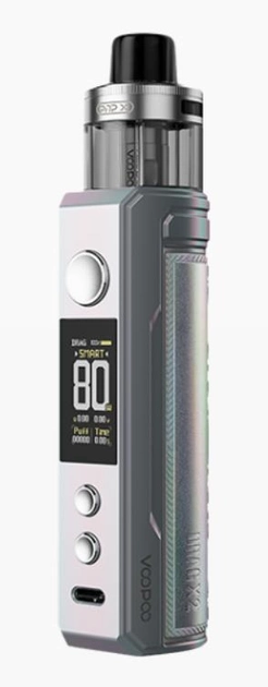 Электронная сигарета подсистема Voopoo Drag X2 80 W Pod with PnP X DTL Cartridge 5 мл Kit Colorful Silver (15856) - фото 2