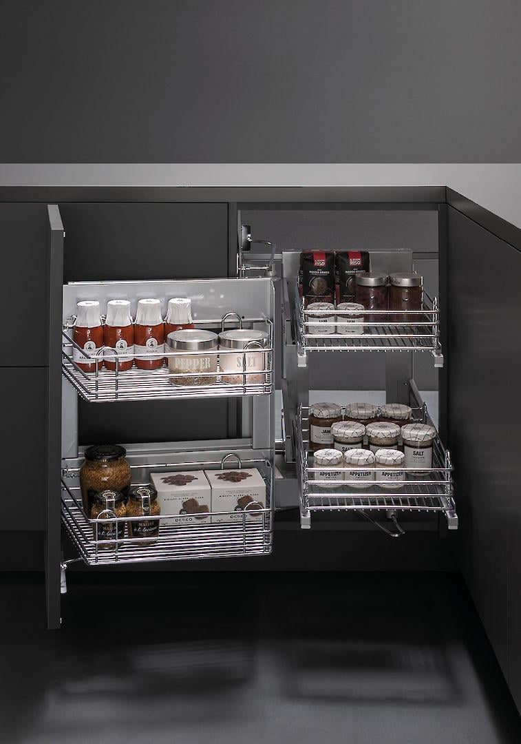 Механизм выдвижной угловой Vibo Smart Corner левый для модуля 900 мм (11700)