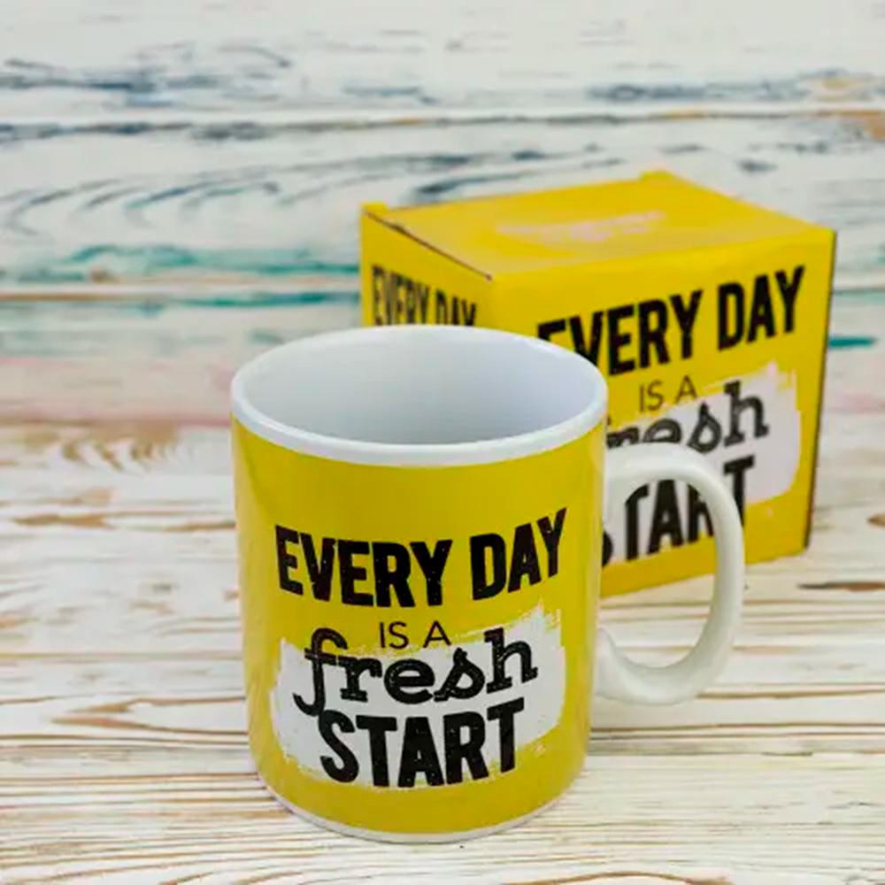 Чашка гигант керамическая "Every day is a fresh start" 1000 мл (27-PC1-2709) - фото 5 Чашка гигант керамическая "Every day is a fresh start" 1000 мл (27-PC1-2709) - фото 5