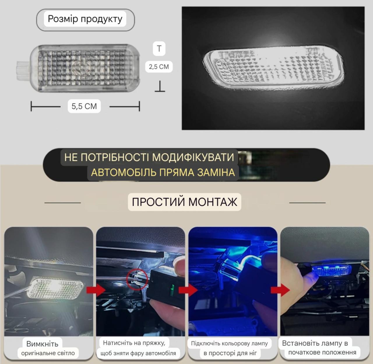 Подсветка салона авто светодиодная штатная Audi (2238684108) - фото 3 Подсветка салона авто светодиодная штатная Audi (2238684108) - фото 3