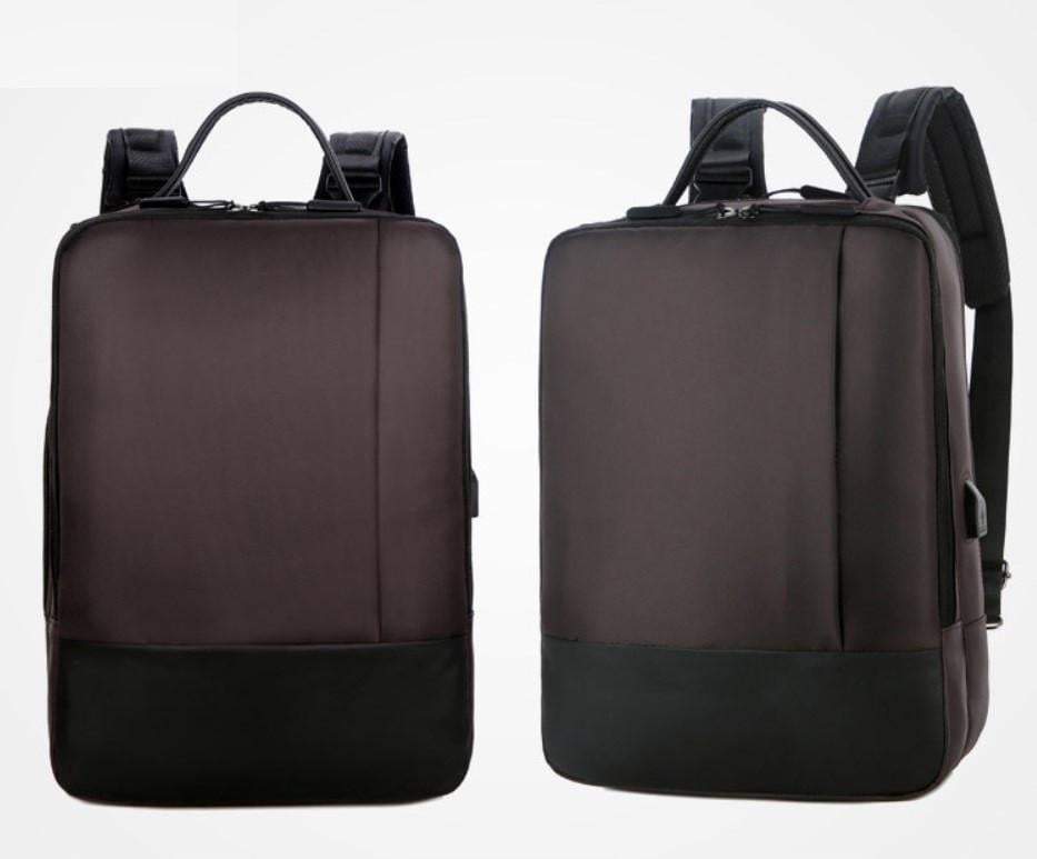 Сумка-рюкзак для ноутбука 15,6" 41х30х13 см Коричневый (СР-1201-2) - фото 7 Сумка-рюкзак для ноутбука 15,6" 41х30х13 см Коричневый (СР-1201-2) - фото 7