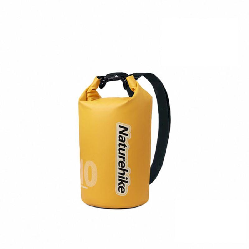 Гермомешок-рюкзак Naturehike CNK2300BS017 IPX6 водонепроницаемый 10 л Желтый (697602392533)