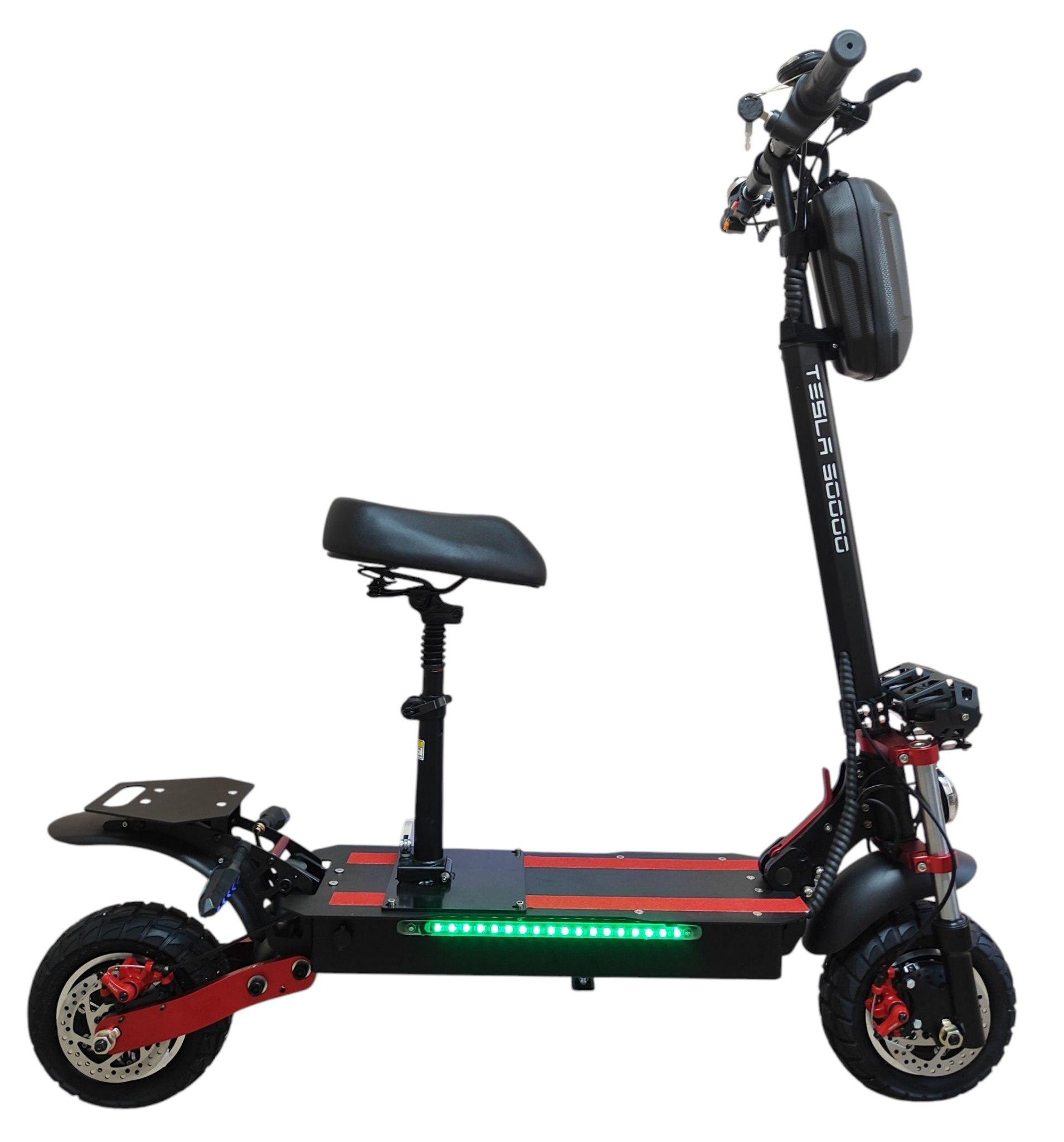 Електросамокат TESLA 30000 2x2000W 52V 19Ah з сидінням (28470401) Електросамокат TESLA 30000 2x2000W 52V 19Ah з сидінням (28470401)
