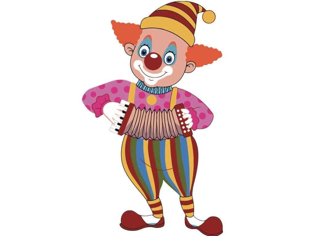 Картина по номерам Strateg Клоун с гармошкой 30х30 см (ES094)