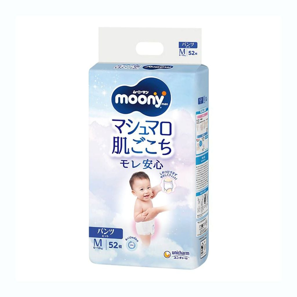 Подгузники-трусики детские Moony р. M 6-12 кг 52 шт. (33393116)
