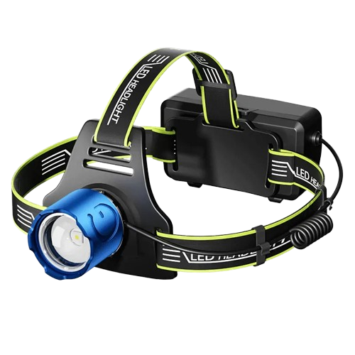 Фонарь налобный PLD-A28-PM10-TG 6000 Lux power bank