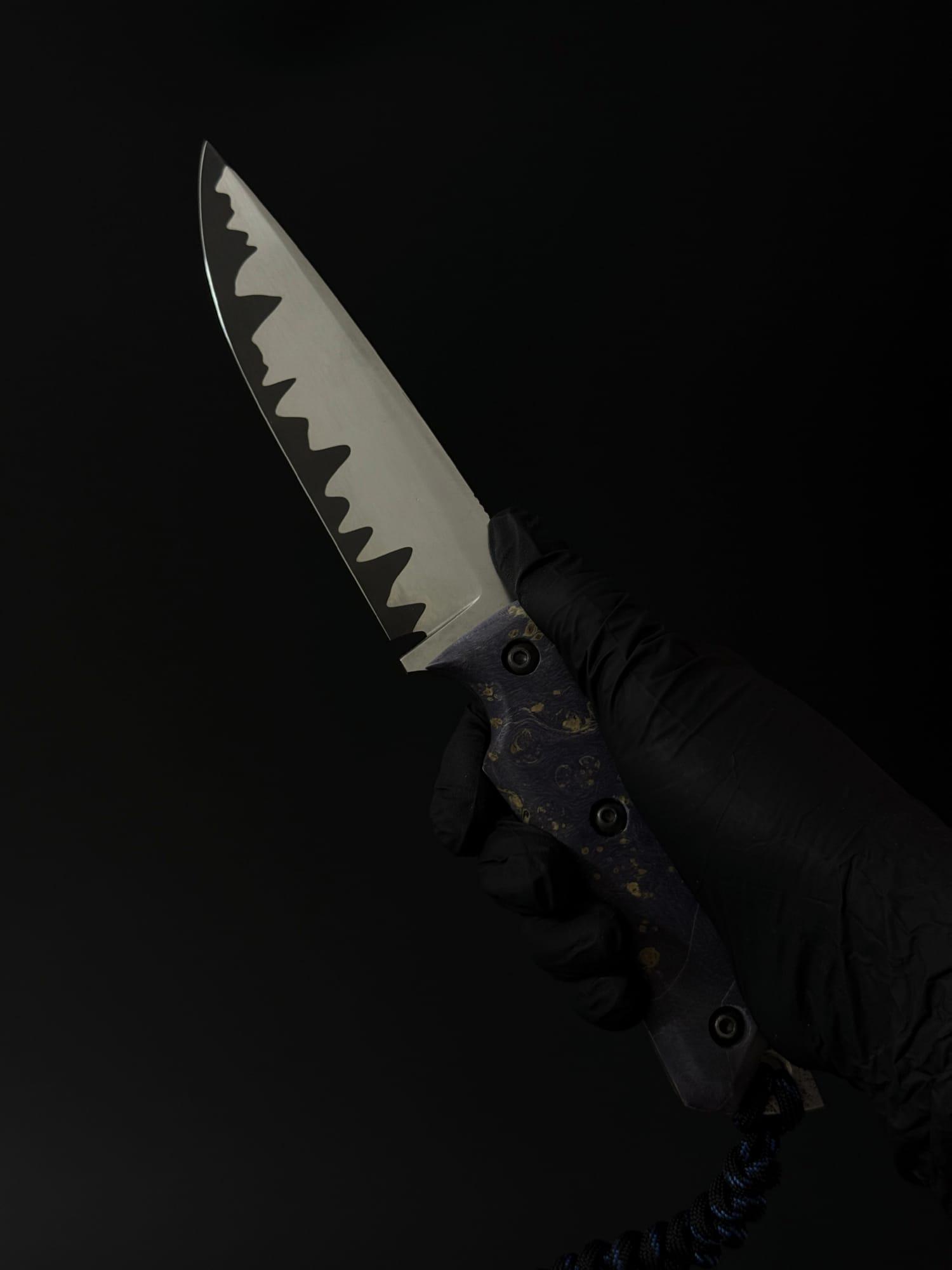 Нож туристический сталь ламинат Gorillas BBQ CPM10V (KN229) - фото 6 Нож туристический сталь ламинат Gorillas BBQ CPM10V (KN229) - фото 6