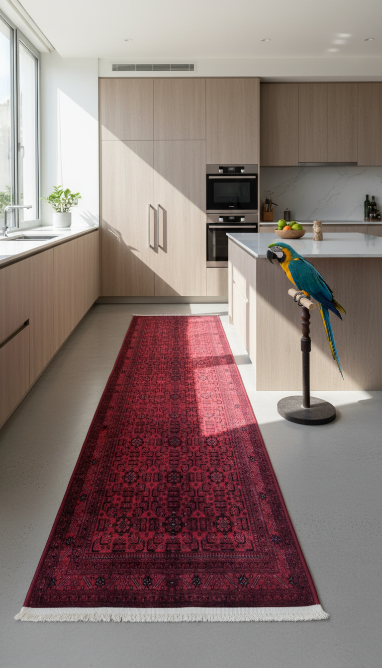 Килим безворсовий Султанат з шенілу та бавовни 80х200 см (A00)