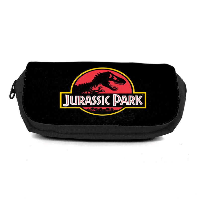 Пенал школьный Парк Юрского Периода 005 Jurasic Park JRP-005 Черный (1480995311)