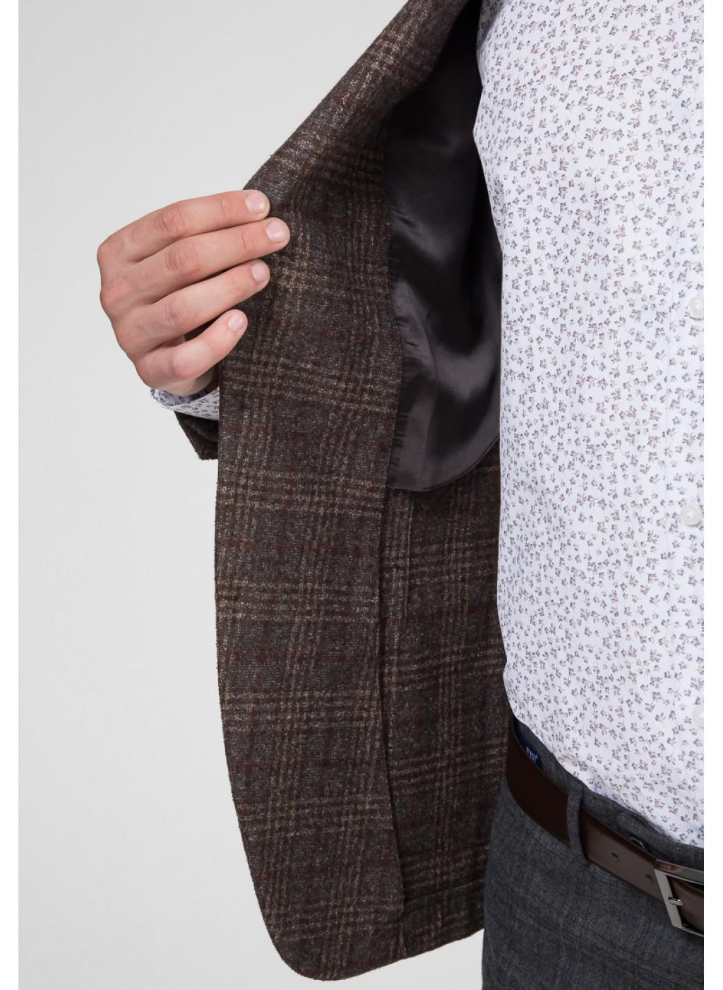 Піджак чоловічий NAVI NV92-3X-002-A р. 48 Коричневий - фото 4