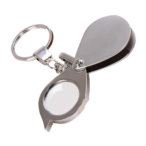 Лупа міні кишенькова 30x брелок лінза акрил Silver (957053) - фото 4 Лупа міні кишенькова 30x брелок лінза акрил Silver (957053) - фото 4