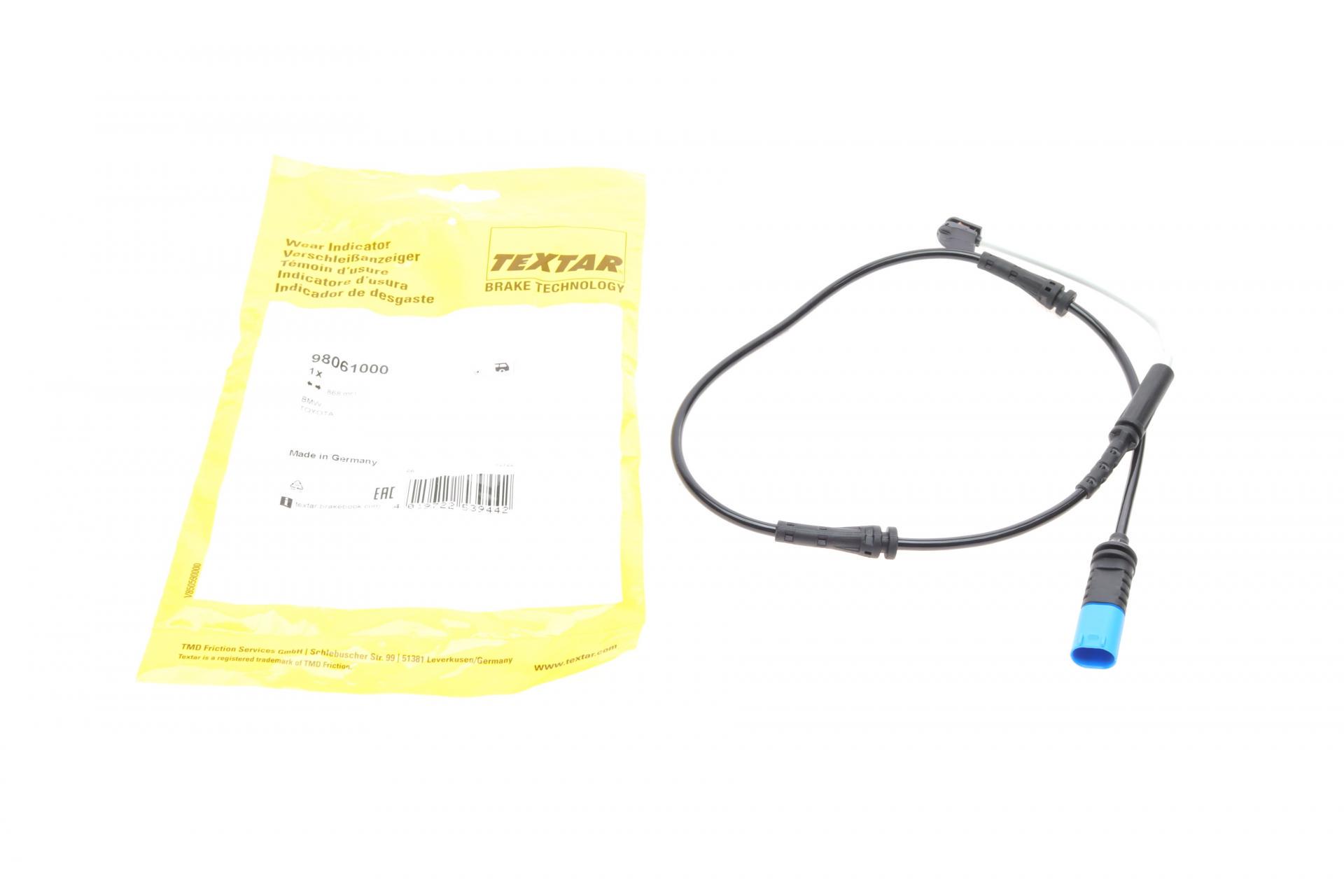 Датчик износа тормозных колодок задних BMW X4 G02/F98 18- L 868 мм (98061000)