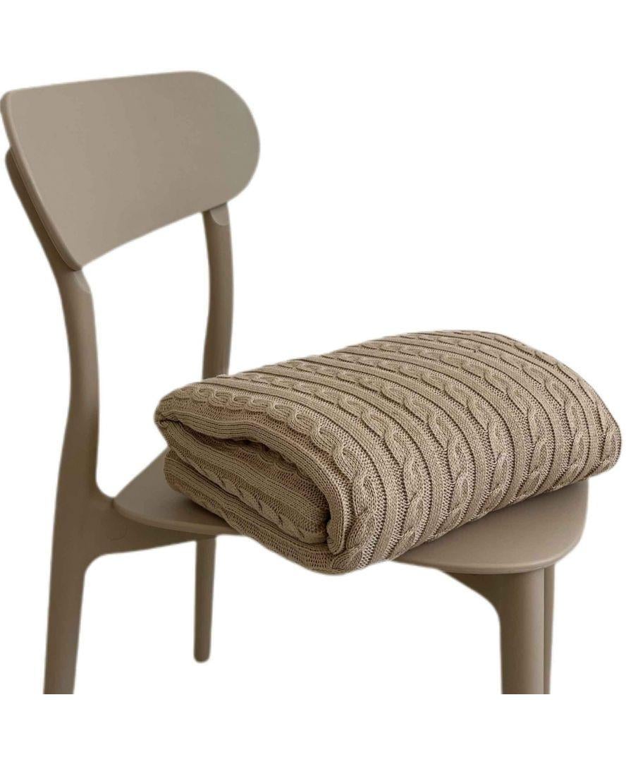 Плед Exclusive Nature 140х180 см Бежевый левый (026673) - фото 3