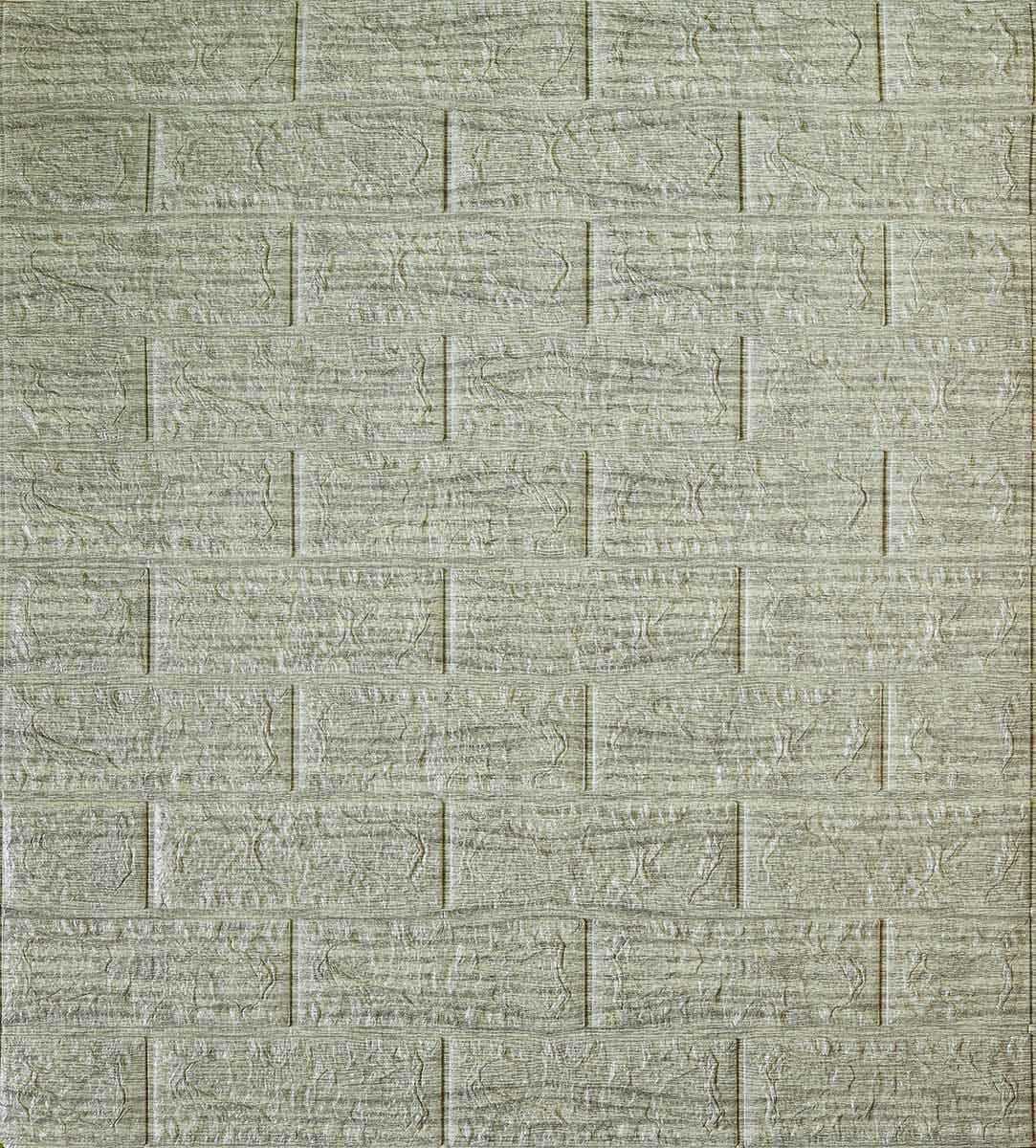 3D-панель cамоклеющаяся декоративная Полоска 700x770x5 мм Графитовый (565)