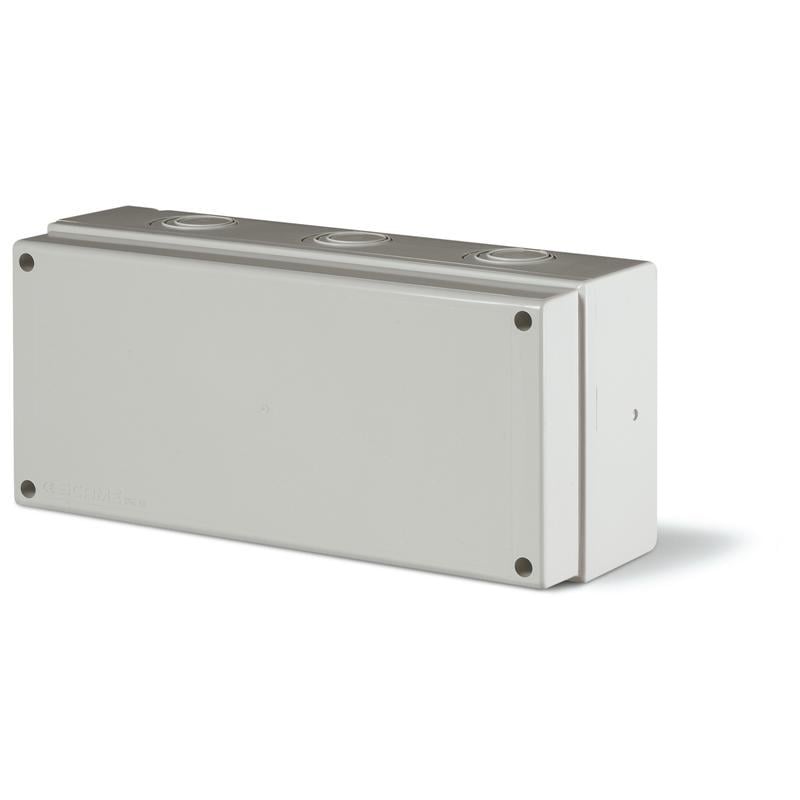 Корпус ДКС Quadro 256x150x115 мм с глухой крышкой IP66 Серый (DIS6721101)