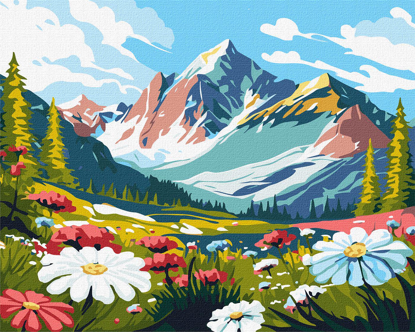 Картина по номерам Идейка Контрасты природы 40x50 см (KHO2896)