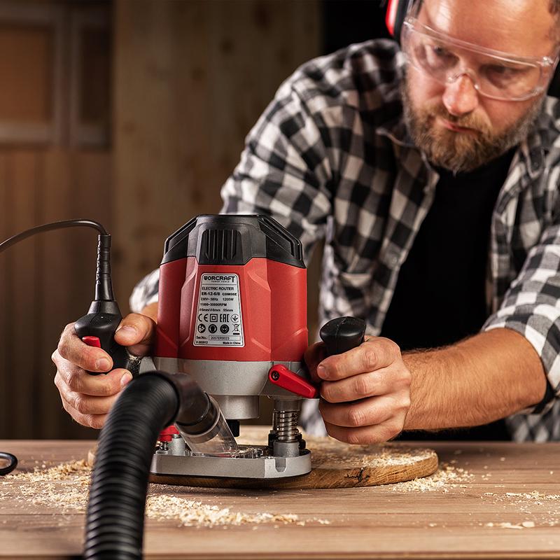 Фрезер электрический Worcraft ER12-6/8 по дереву 1200 Вт (13038) - фото 15 Фрезер электрический Worcraft ER12-6/8 по дереву 1200 Вт (13038) - фото 15