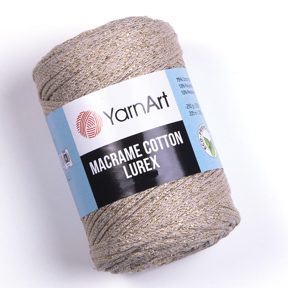 Пряжа YarnArt Macrame Cotton lurex 735