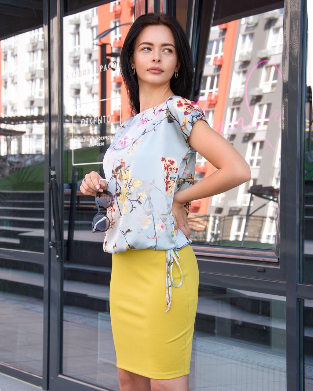 Спідниця олівець із розрізом 0049 XS Mustard - фото 6 Спідниця олівець із розрізом 0049 XS Mustard - фото 6