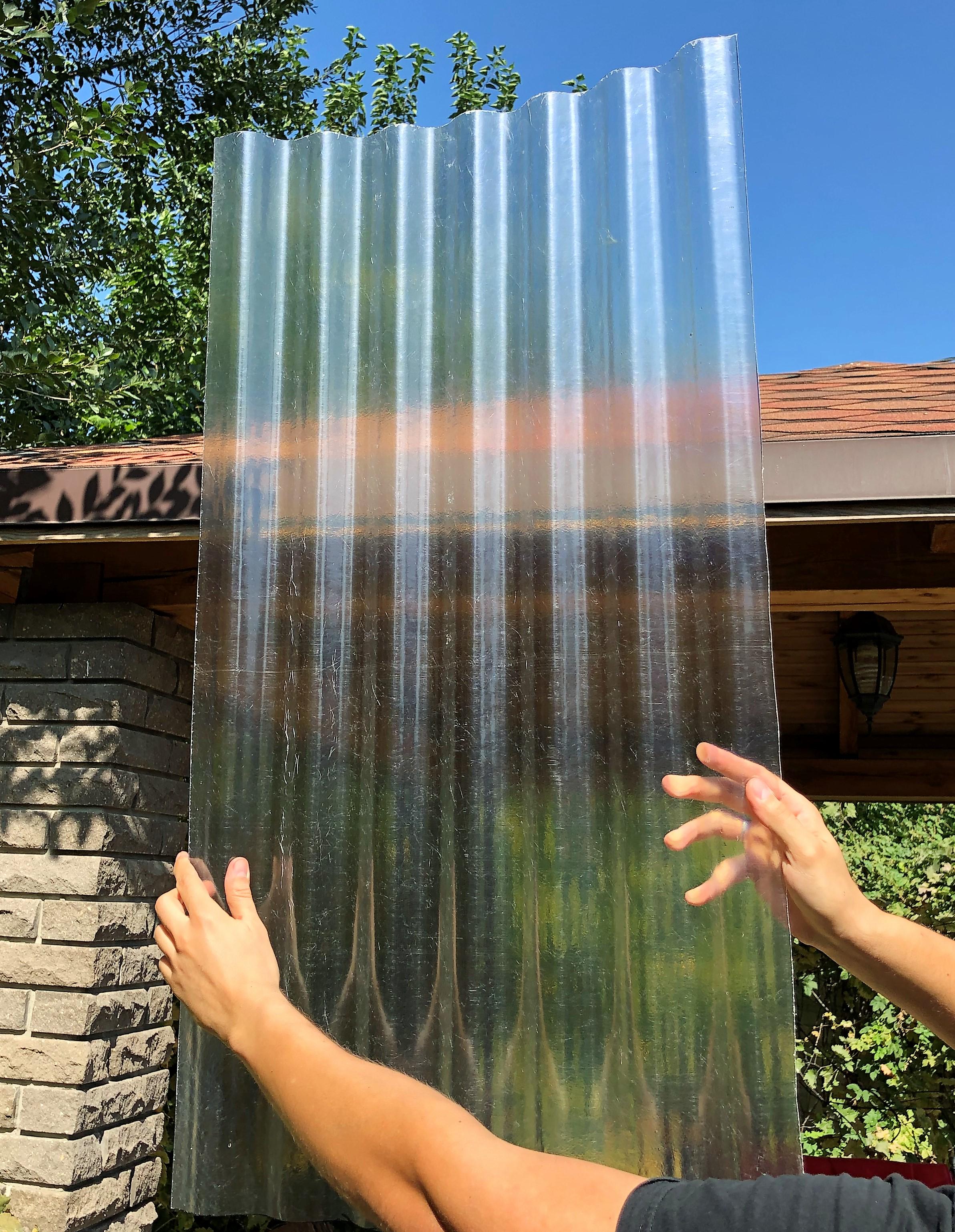 Шифер пластиковый гофрированный 1,5 м Прозрачный - фото 8