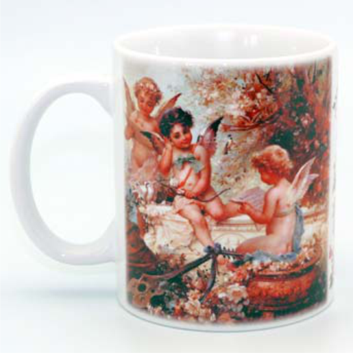 Чашка керамічна Три янголи 7 350 мл (прч07п)