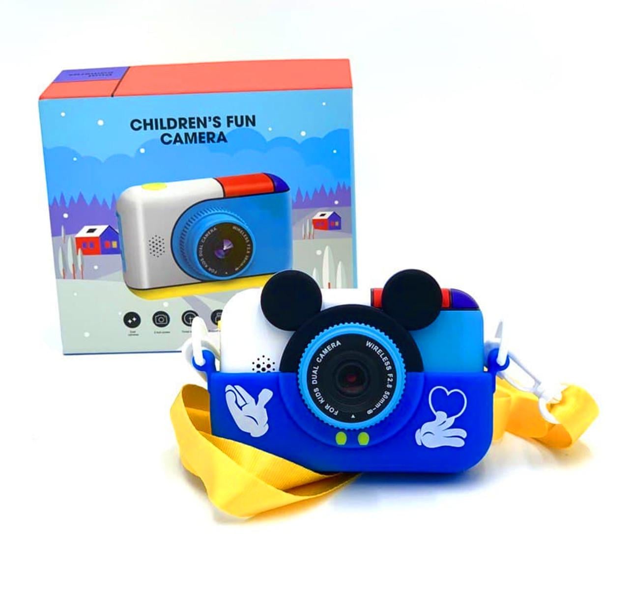 Дитячий цифровий фотоапарат Fun Camera 2 камери 1080 FHD Синій