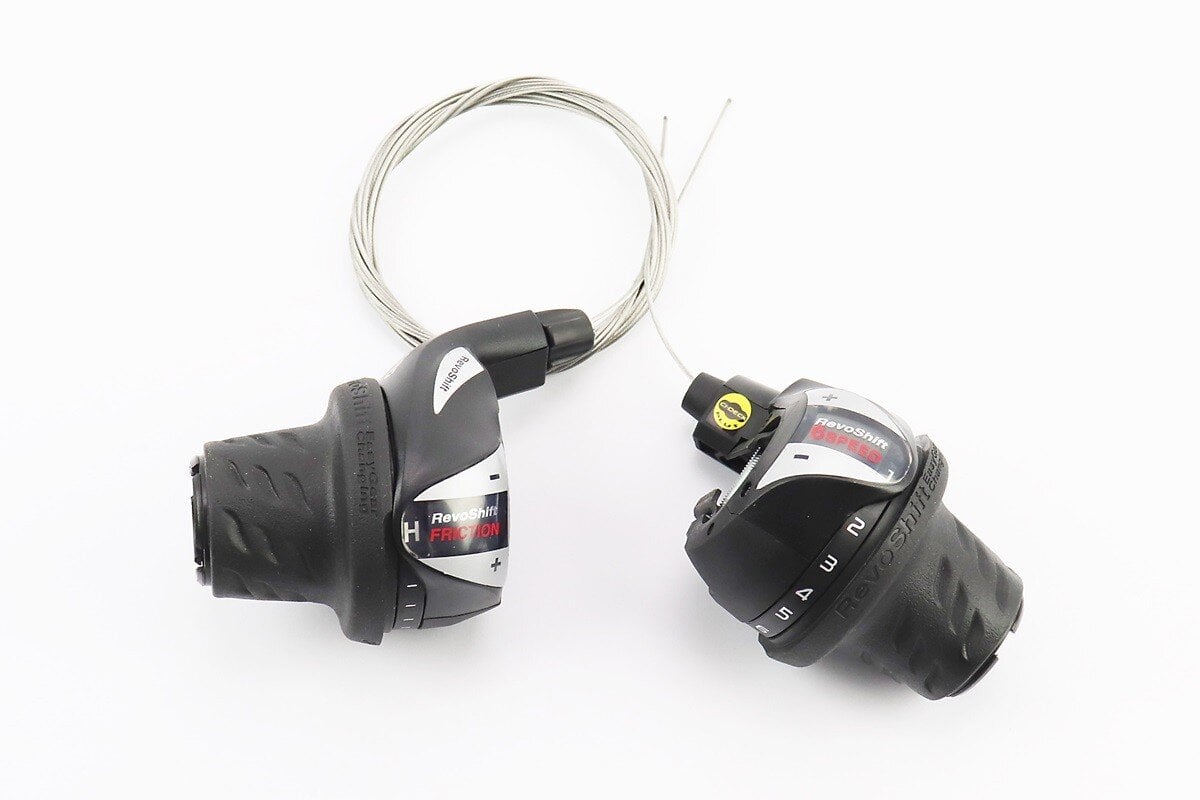 Переключатели скоростей грипшифт Shimano для велосипеда 3x6 скоростей Черный (10005504)