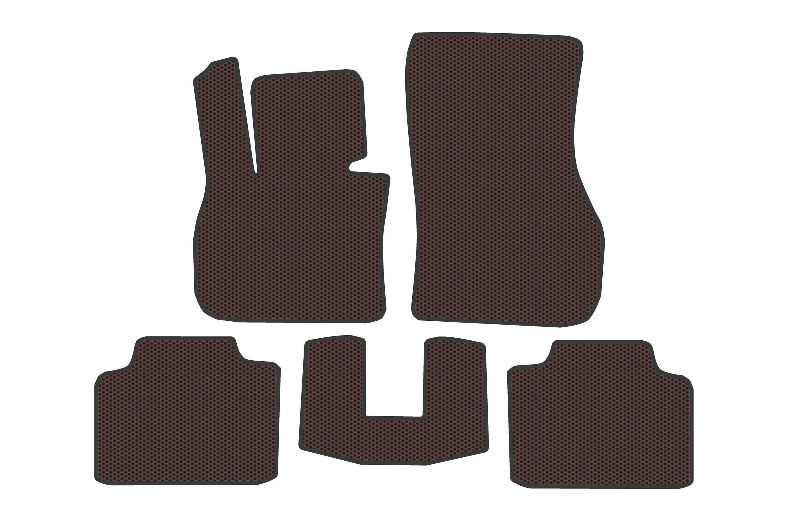 Коврики резиновые Digital Designs Carsuit для BMW X1/iX1 U11 2022- г. Коричневый (185318)
