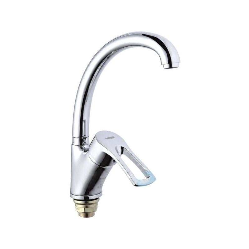 Змішувач для кухні Zegor DYU-А181 з боковою ручкою на гайці