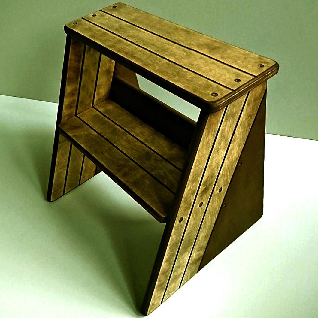 Лавка-сходинка з дерева Капая Мускат (ССТ-003407)