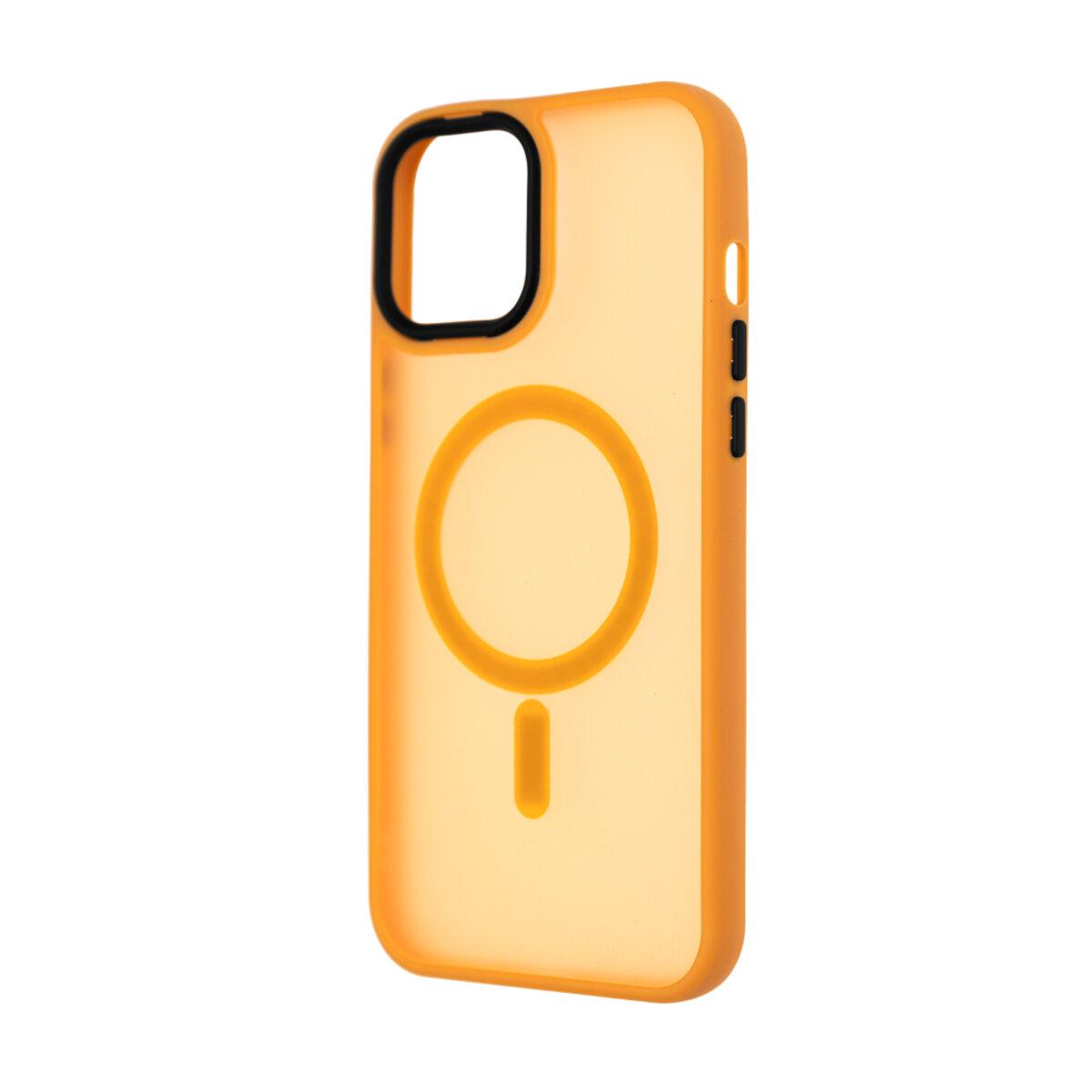 Протиударний чохол для Apple iPhone 12 Pro Max Cosmic Magnetic Color HQ / Orange