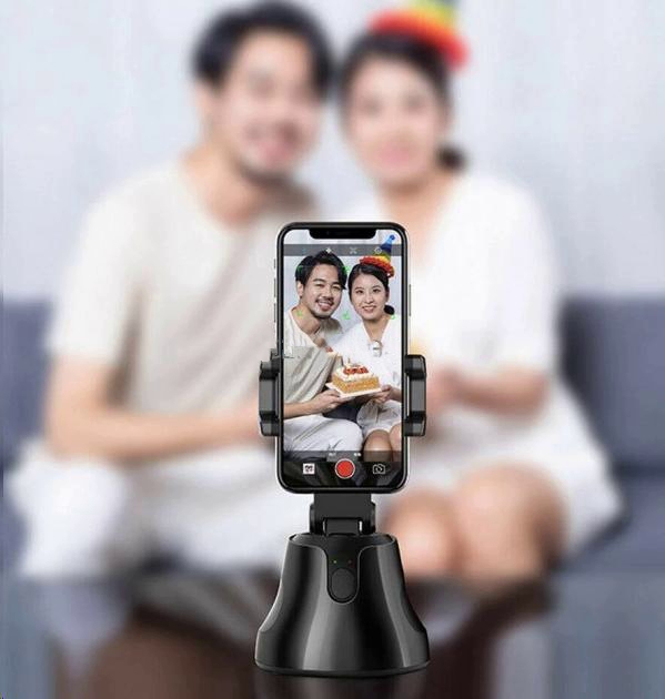 Смарт-штатив для блогерів Genie 90-3D 360° з датчиком руху (793647463) Чорний - фото 5 Смарт-штатив для блогерів Genie 90-3D 360° з датчиком руху (793647463) Чорний - фото 5