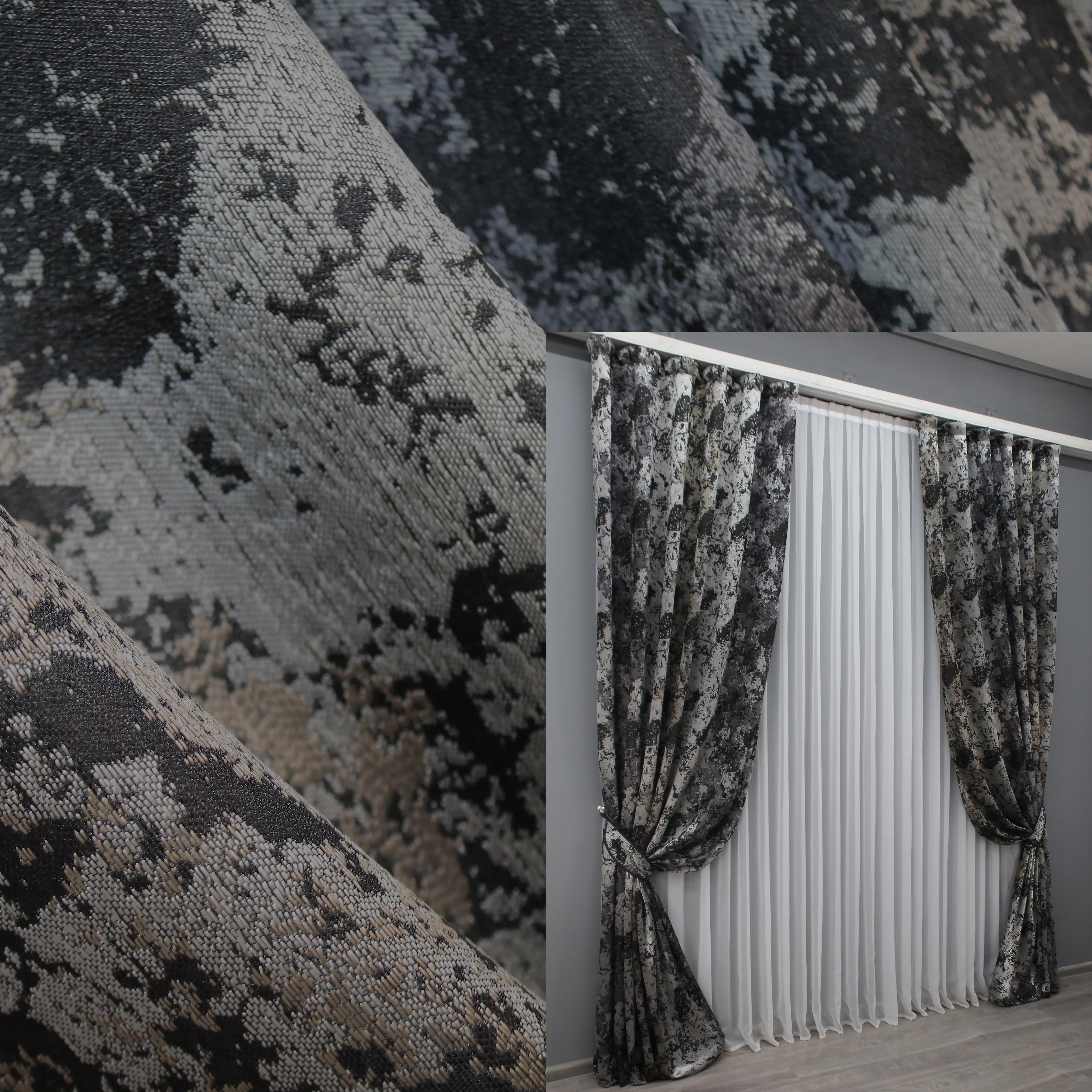 Комплект готовых штор VR-Textil Мрамор Al-7 № 1461ш 150х290 см 2 шт. Разноцветный (33-0328) - фото 2 Комплект готовых штор VR-Textil Мрамор Al-7 № 1461ш 150х290 см 2 шт. Разноцветный (33-0328) - фото 2