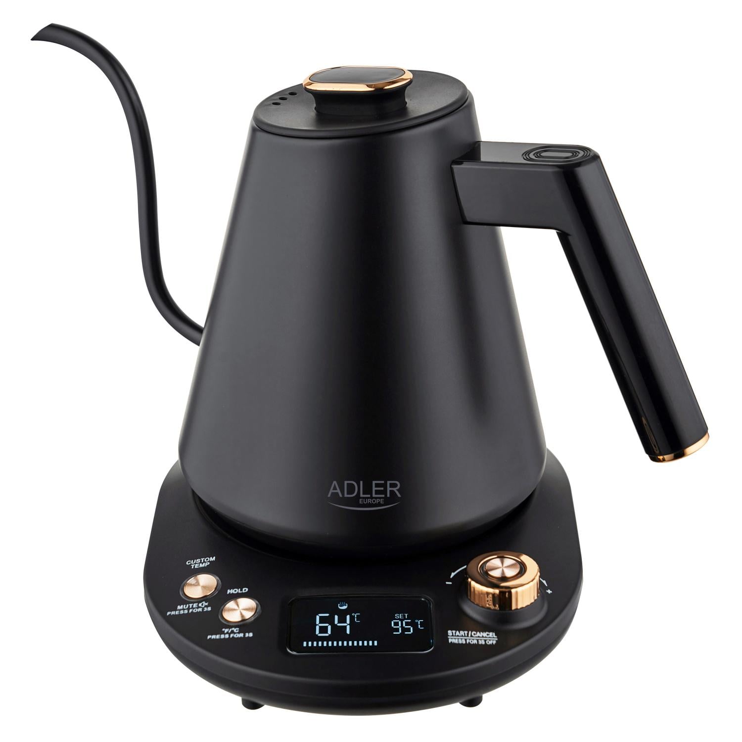 Электрочайник Adler AD 1349 1 л 1100 Вт Black