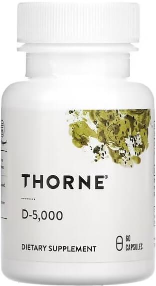 Витамин D Thorne Vitamin D-5,000 60 caps (THR-13801)