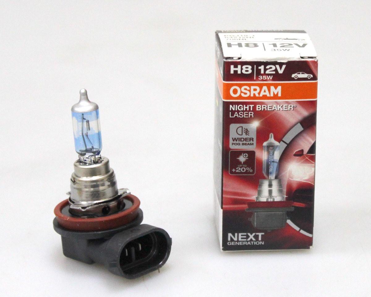 Автолампа H8 Night Breaker Laser+20 12V 35W PGJ19-1 (64212NL)