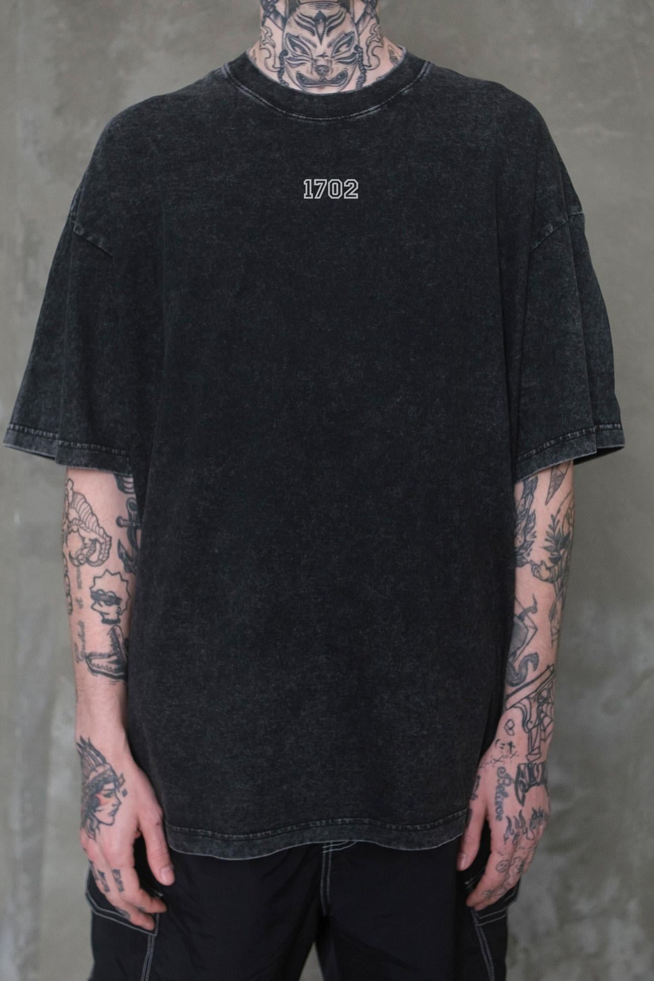 Футболка виварена Without Washed Оверсайз з принтом BMW L/XL Black (L/XL 8056130 8056131) - фото 3 Футболка виварена Without Washed Оверсайз з принтом BMW L/XL Black (L/XL 8056130 8056131) - фото 3