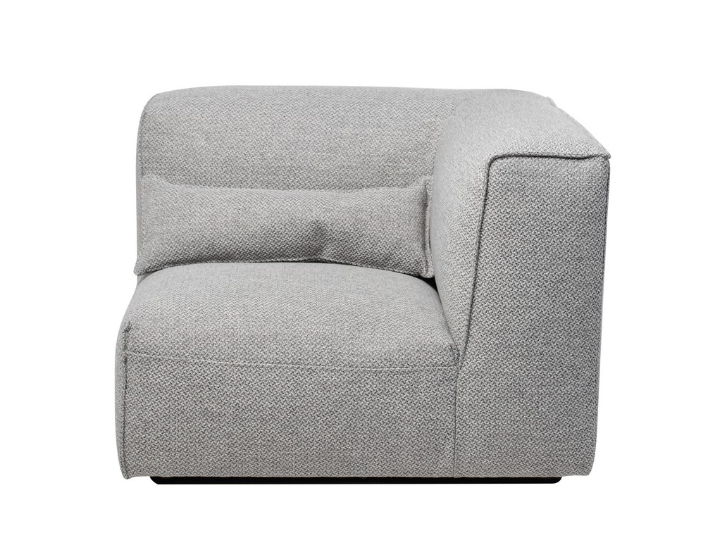 Угловой сегмент дивана Рим Vetro 940х940х680 мм Серебристый (31040718) - фото 3 Угловой сегмент дивана Рим Vetro 940х940х680 мм Серебристый (31040718) - фото 3